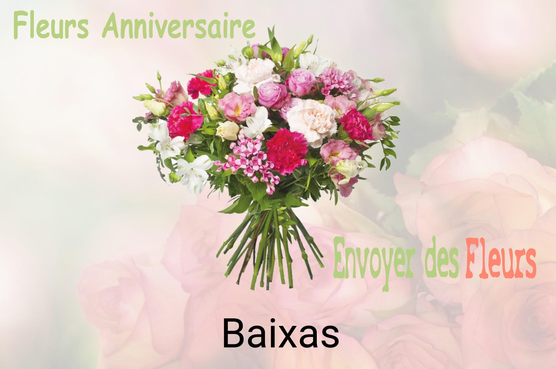 Bouquet de fleurs d’anniversaire livré à Baixas